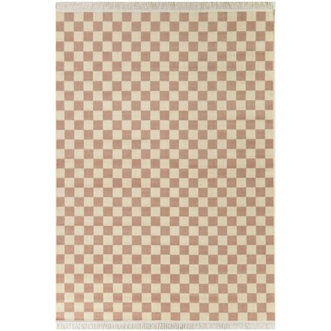 Union Rustic Kral Checkered Ivory Shag Area Rug | Wayfair Ikea House, Checkered Area Rug, Flatweave Area Rug, Checkered Design, Target Rug, Checkered Rug, Fall Decorations Porch, Rug Brown, Shag Area Rug