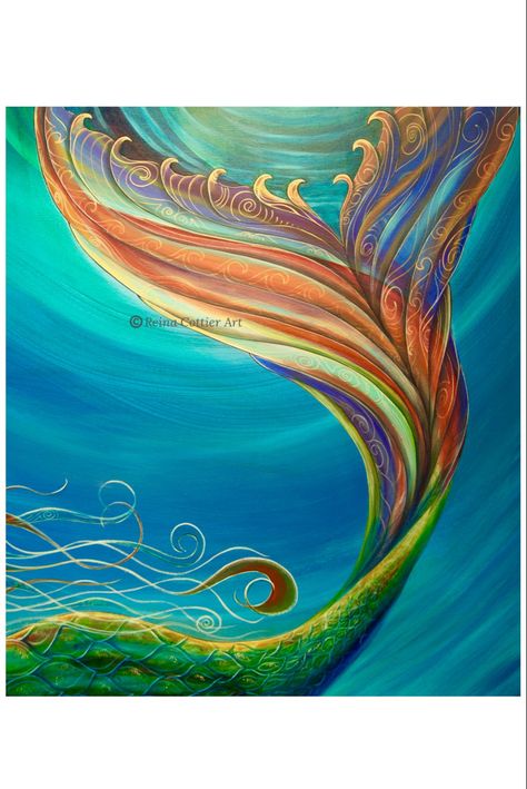 Mermaid Paintings Acrylic, Picnic Painting, Mermaids Art, Mermaid Watercolor, Whale Tattoo, Mermaid Stories, Water Drain, Web Novel, Art Retreats