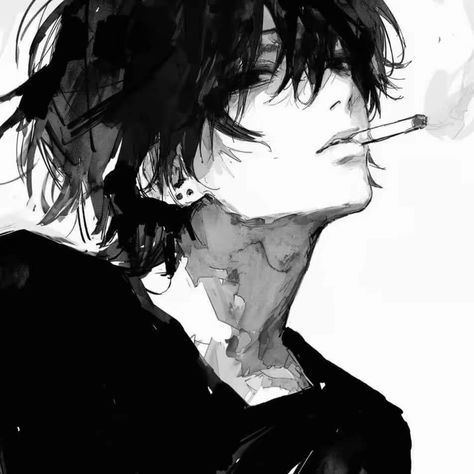 Black Hair Boy, 캐릭터 드로잉, Stray Dogs Anime, Cute Profile Pictures, Anime Drawings Boy, 영감을 주는 캐릭터, Art Poses, Dark Anime, Boy Art