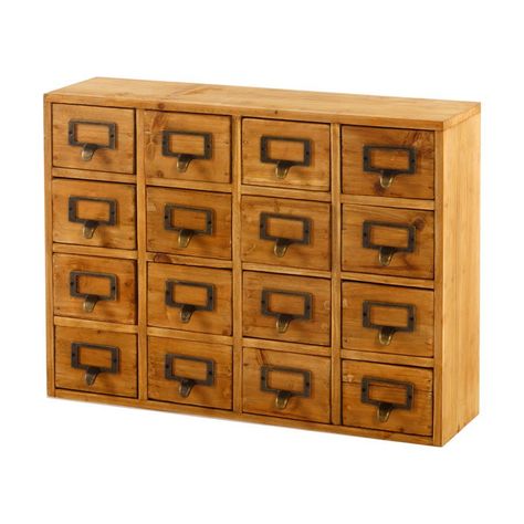 Geko 16 Storage Drawers: Armoire Cabinet, Wooden Drawer, Wooden Storage Cabinet, Small Item Storage, Craft Desk, Wooden Drawers, Wooden Chest, Drawer Unit, Stylish Storage Solutions