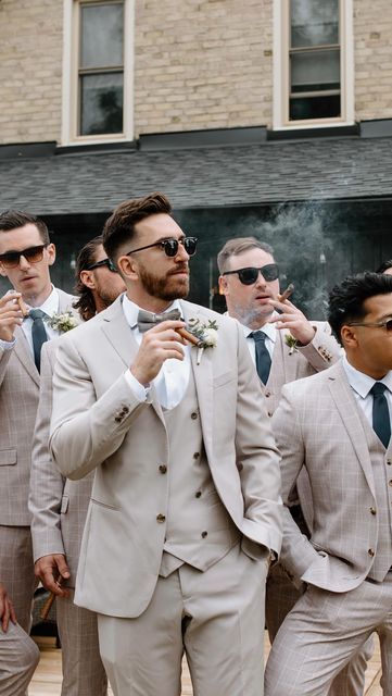 Wedding Suits Groom Aesthetic, Groom Pattern Suit, Groom Suit Style, Groomsmen Suit Color Ideas, Italy Wedding Groom Suit, Stone Groom Suit, Groom Spring Wedding, Wedding Groom Outfit, Groom Suit Colors