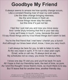 When Your Best Friend Dies, Goodbye Letter To Friend, Friends Leaving Quotes, Goodbye Quotes For Friends, Friend Leaving, Letters Handwritten, Letter To Best Friend, Notes For Friends, Goodbye My Friend