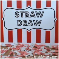 This site has a bunch of fantastic carnival games and activities... including this simple "straw draw" game. Simple Diy Carnival Games, Simple Carnival Games, Easy Carnival Games, Cheap Carnival Games, School Carnival Games, Fundraising Games, Diy Carnival Games, Backyard Carnival, Fall Festival Games