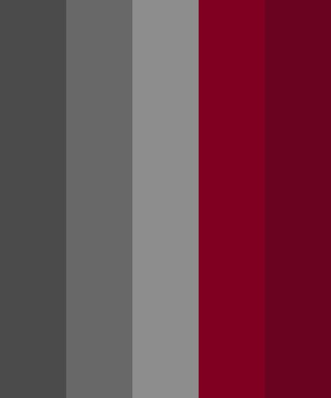 Red Grey Color Palette, Color Palette Grey, Burgundy Color Scheme, Burgundy Colour Palette, Gray Hex, Gray Color Palette, Hexadecimal Color, Dim Gray, Grey Color Palette