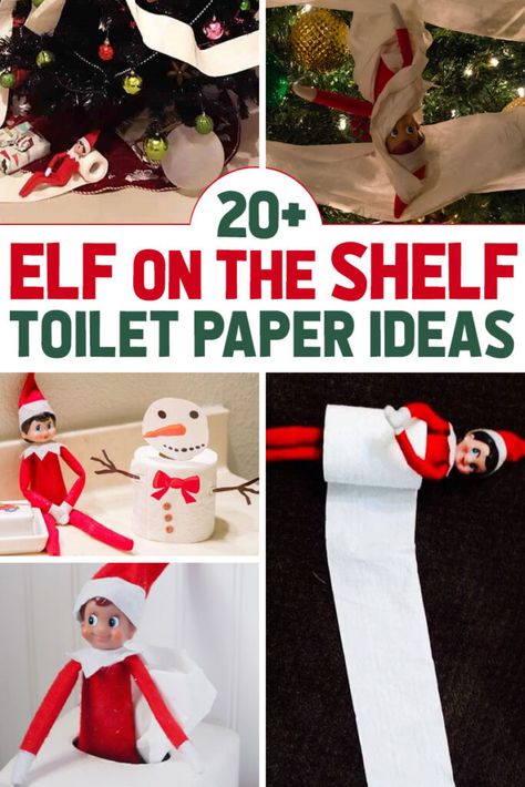 20 Elf on the Shelf Toilet Paper Ideas Toilet Elf On The Shelf Ideas, Elf On The Shelf Empty Toilet Paper Roll, Elf And Toilet Paper, Elf On The Shelf Toilet Paper Ideas, Elf On The Shelf Igloo Toilet Paper, Easy Elf On The Shelf Ideas Toilet Paper, Elf On The Shelf Toilet Paper Reindeer, Elf Paper Towel Roll, Elf On The Shelf Ideas With Toilet Paper