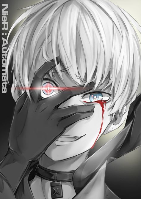 9s Fanart, Anime Boy Fanart, Nier Automata 9s, Boy Fanart, Nier Replicant, Nier Automata, Media Art, Social Network, Anime Boy