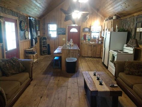 Deer Camp Cabin, Hunting Guide, Deer Camp, Hunting Cabin, Romantic Weekend Getaways, Hunting Camp, Big Table, Bird Hunting, Skateboard Design