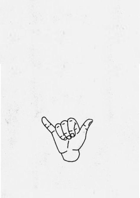 Shaka Tattoo Design, Hang Loose Tattoo Simple, Sticker Tattoos Men, Existentialist Tattoo, Surf Tatoos Ideas, Small Surf Tattoo, Shaka Tattoo Simple, Shaka Drawing, Tatoos Small Men