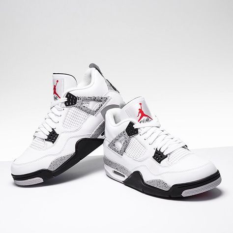 Jordan 4 Concrete, Air Jordan 4 White Cement, Jordan 4 White Cement, Outfits For Teenage Guys, White Skechers, Rainbow Vans, Star Wars Shoes, Jordan 3s, Customized Shoes