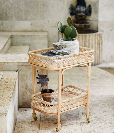 Made from natural materials, LIRI trolley brings a unique touch to your indoor space, your conservatory or terrace. Perfect for elegantly showcasing your favorite items, plants, and pots, or for transporting tableware for dining. _____ #nordalinteriors #nordal_interiors #trolley #garden #gardeninterior #gardendecor #rattan #naturalmaterials Garden Trolley, Plants And Pots, Black Friday Furniture Sale, Furniture Sale, Natural Materials, Terrace, Garden Decor, Bring It On, Van