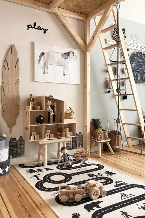 Scandinavian Kids Bedroom, Kids Bedroom Designs, Kids Bedroom Design, Kids Room Inspiration, Playroom Ideas, Children Room, Baby Bedroom, Kids Room Design, Kid Room