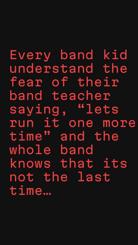 Band Kids Humor, Stfu Carl, Funny Band Jokes, Marching Band Jokes, Band Funny, Band Trip, Funny Band, Band Problems, Clarinet Music