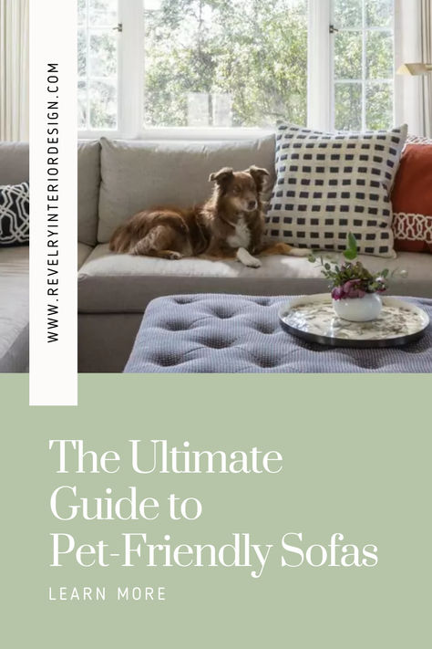 The Ultimate Guide to Pet-friendly Sofas Best Furniture For Pet Owners, Pet Friendly Sofa Fabric, Cat Friendly Couch, Pet Friendly Sectional Sofa, Dog Friendly Sofa, Pet Friendly Couch, Pet Friendly Living Room, L Couch, Sofa Inspiration