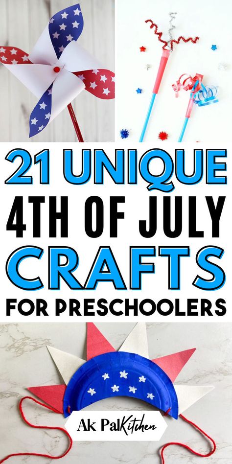 4th of July crafts for preschoolers are fun and easy. Discover easy 4th of July crafts and simple 4th of July art projects for kids. Find patriotic crafts for preschoolers with red, white, and blue themes. Try American flag crafts, handprint 4th of July crafts, and fireworks crafts for toddlers. Enjoy preschool patriotic activities like 4th  of July paper crafts, preschool July 4th decorations, and 4th of July party crafts for preschoolers. These Independence Day crafts for kids are fun to make. Fireworks Crafts, Easy 4th Of July Crafts, Independence Day Crafts, Fourth Of July Crafts, Independence Day Activities, 4th Of July Crafts, American Flag Crafts, Craft Activities For Toddlers, Fourth Of July Crafts For Kids