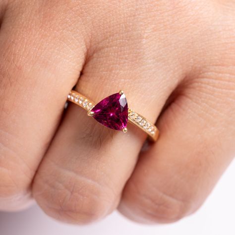 Gold Unique Engagement Ring, Rose Gold Wedding Ring, Dainty Band, Gold Promise Rings, Pink Tourmaline Ring, Sapphire Band, Simple Engagement Rings, Wedding Rings Rose Gold, Gold Wedding Ring