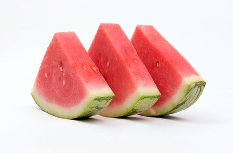 Watermelon: 9 surprising health benefits of eating a slice every day Healthy Eating Challenge, Watermelon Seeds, Watermelon Slices, Organic Herbs, Body Skin, Body Skin Care, Sake, Watermelon, White Background