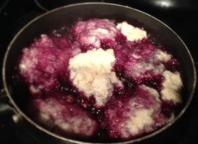 Berry Dumplings, Blueberry Dumplings, Strawberry Dumplings, Fruit Dumplings, Blackberry Dumplings, Easy Dumplings Recipe, Blueberry Cream Cake Recipe, Desert Bars, Berry Desserts