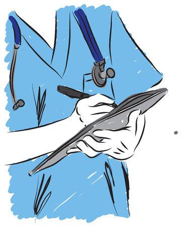 Medical Service Nurse Doctor Illustration Royalty Free Cliparts, Vectors, And Stock Illustration. Image 28071904. Doctor Writing, Doctor Illustration, Nurse Drawing, Medical Photography, Aesthetic Doctor, Nurse Inspiration, Nurse Aesthetic, Medical Student Motivation, Nurse Art