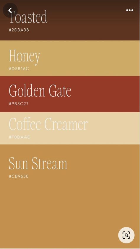 Champagne Color Pallet Wedding, Cinnamon Roll Color Palette, Chai Color Palette, Peruvian Color Palette, Butterscotch Color Palette, Caramel Colour Palette, Ochre Colour Palette, Historical Color Palette, Gold Color Palette Colour Schemes