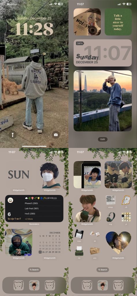 Straykids Widget Ideas, Skz Ipad Homescreen, Layout Phone Aesthetic, K Pop Widgetsmith, Skz Phone Theme Ideas, Straykids Themed Phone, Skz Green Aesthetic Wallpaper, Straykids Iphone Wallpaper, Homescreen Layout Iphone Green