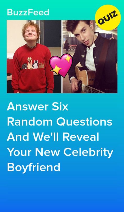 Answer Six Random Questions And We'll Reveal Your New Celebrity Boyfriend #quiz #quizzes #buzzfeed #triviaquestionsandanswers #quizzesbuzzfeed #bestfriendquiz #bffquiz Justin Bieber Quiz, Boyfriend Quizzes, Celebrity Boyfriend Quiz, Friend Quizzes, Buzzfeed Quizzes Love, Celebrity Boyfriend, Buzzfeed Personality Quiz, Personality Quizzes Buzzfeed, Bff Quizes