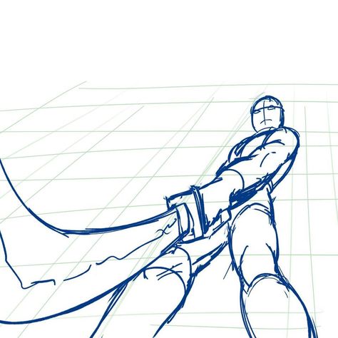 Sword perspective Action Pose Reference, Perspective Drawing Lessons, Drawing Body Poses, Sketch Poses, Body Reference Drawing, Perspective Art, Character Sketches, Perspective Drawing, Poses References