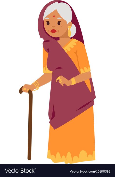 Old Woman Cartoon, Grandma Drawing, Bollywood Character, Free Cartoon Characters, Cartoon Grandma, Happy Person, Woman Happy, Indian People, Free Cartoons