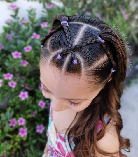 Toddler Hairstyles Girl Fine Hair, Cute Hairstyle Ideas, Girls Hairdos, Hairstyles Girl, Easy Little Girl Hairstyles, Girly Hairstyles, Girl Hair Dos, Lil Girl Hairstyles, Girls Hairstyles Easy