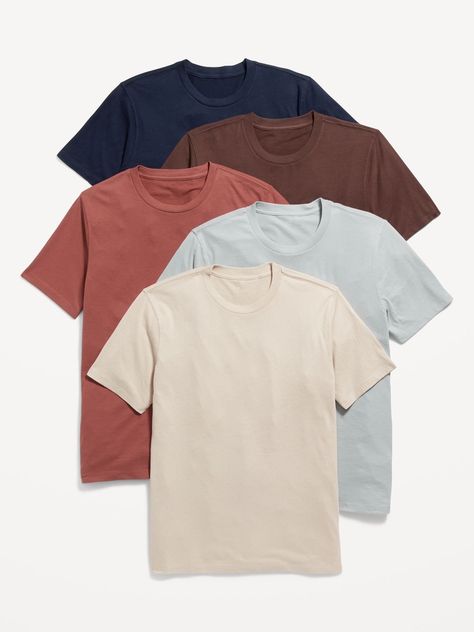 Men's Tshirt Outfit, Basic Shirts For Men, Types Of T Shirts Men, Plain Shirt Outfit Men, Casual Cotton T-shirt, Men’s Basics, Plain Tshirt Outfit Men, Plain Tshirt Outfit, Plain Shirts For Men