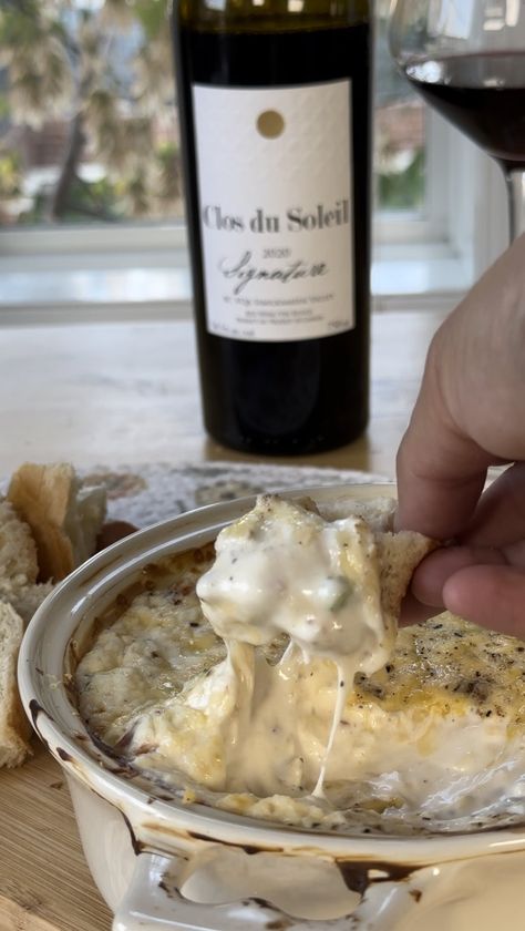 Bacon Dip, Smoked Gouda, Whipped Feta, Wine Store, French Bread, Wine Pairing, Sour Cream, Ingredients Recipes, Cream Cheese