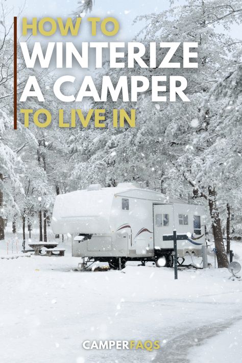 Winterize Camper, Camper Steps, Rv Winterizing, Travel Trailer Living, Glamper Camper, Camper Hacks, Trailer Living, Campervan Life, Camper Living