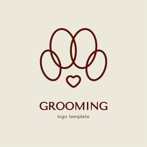 Dog Grooming Logo Design Ideas, Paw Logo Design Ideas, Pet Store Logo Ideas, Pet Grooming Logo Design, Dog Grooming Logo Design, Pet Groomer Logo, Pet Salon Logo, Pet Grooming Logo Ideas, Dog Salon Logo