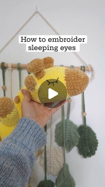 Silvia Parascandolo on Instagram: "Hello community! 🥰 For my little Dotty, I've chosen to embroider the eyes so here's a quick tutorial for you to create them! I'm not an embroidery expert, but I hope this helps! 😊 #amigurumitutorials #crochettutorial #crochetersofinstagram #crocheter #amigurumitutorial" Amigurumi Tutorial, Crochet Tutorial, To Create, Amigurumi, I Hope, Embroidery, Crochet, On Instagram, Instagram