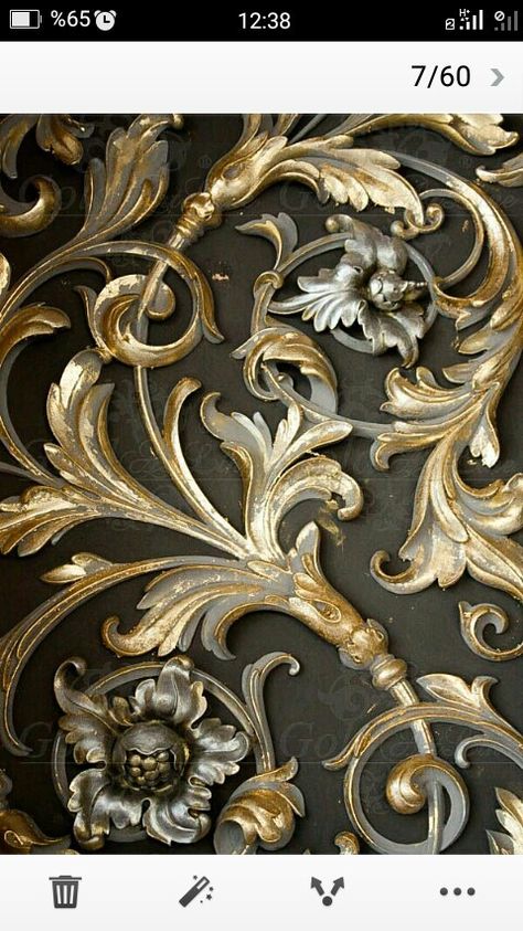 Rococo Interior, Plaster Art, Carving Designs, Wood Carving Art, Acanthus Leaf, Baroque Fashion, Architectural Elements, Grey And Gold, Luxury Home Decor