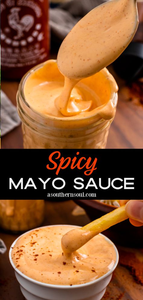 Mayo And Hot Sauce Dip, Spicy Mayo Dipping Sauce, Spicy Sauce For Burgers, Burger Sauce Spicy, Spice Mayo Sauce, Chili Mayo Sauce Recipe, Creamy Spicy Sauce, Spicy Habanero Sauce, Habanero Mayo Recipe