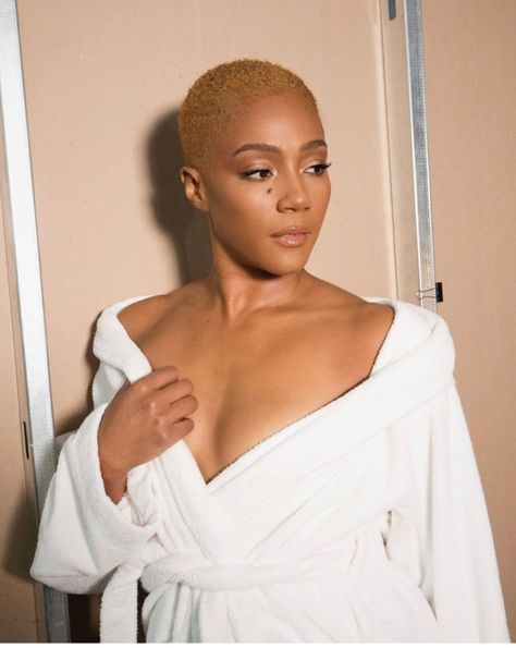 Tiffany Haddish Rocking A Blonde Bob Or Blonde TWA? We Cant Pick! - Emily CottonTop Blonde Twa, Natural Haircuts, Short Natural Haircuts, Tiffany Haddish, Short Shaved Hairstyles, Twa Hairstyles, Natural Hair Cuts, Natural Hair Short Cuts, Cut Life