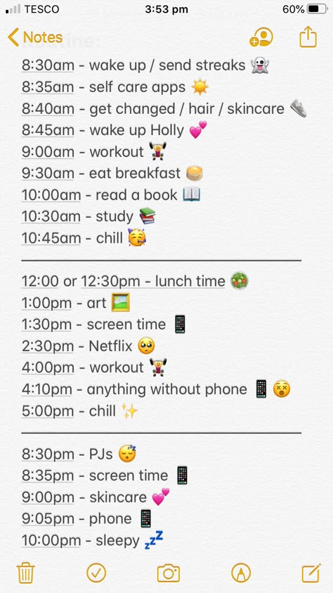 Perfect Day Routine Weekend, Weekend Afternoon Routine, Day Routine Weekend, Perfect Day Routine, School Night Routine, Daily Routine Habits, Weekend Routine, Middle School Survival, Routine School