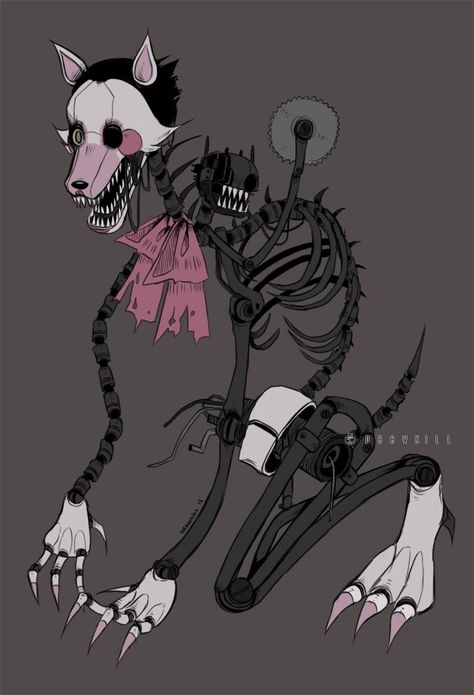 Mangle draw kill version Five Nights At Anime, Foxy And Mangle, Fnaf Foxy, Fnaf Sister Location, Animatronic Fnaf, Funtime Foxy, Five Night At Freddy, Fnaf Wallpapers, Fnaf Comics