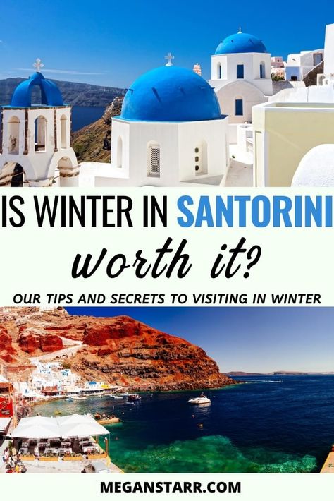 Santorini In November, Places To Visit In Greece, Winter Honeymoon, Things To Do In Santorini, Greece Honeymoon, Greek Travel, Paros Greece, Greece Beach, Santorini Travel