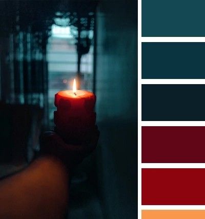 Bronze Color Palette, Dark Blue Rooms, Blue Pallets, Teal Palette, Witchy House, Dark Color Palette, Gold Color Palettes, Red Colour Palette, Color Schemes Colour Palettes