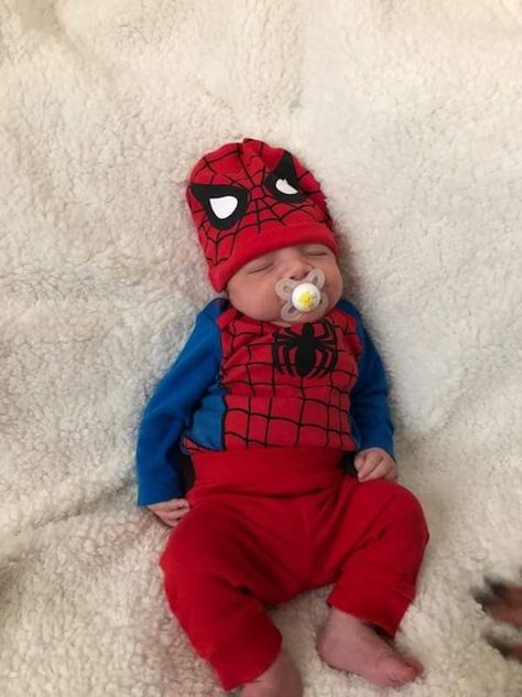 Baby Fever Newborn, Spiderman Nursery, Baby Boy Ideas, Boy Babies, Spider Baby, Baby Spiderman, Disney Now, Hello Kitty Baby