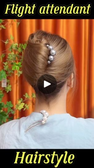 1.7M views · 14K reactions | How to make a flight attendant style hair bun | Hairstyle for partiy

#hairstyle #bunhairstyle  #прическа  
#kontyfrizura 
#おだんごヘアスタイル #DuttFrisur
 #번헤어스타일  #Frizuraupunđu
#coiffure
#bollefrisyre #penteadocomcoque  #coiffurechignon  #Acconciaturadapanino #ПрическаПучок 
#Пунђафризура
#Drdolovýúčes #Pričeskasfigo   #Peinadodemoño #Bullefrisyr #Tukchalisochturmagi  #Χτένισμακότσων | Batik Solo Pekalongan - Azza Batik | Batik Solo Pekalongan - Azza Batik · Original audio Flight Attendant, Bun Hairstyles, Hair Designs, Hair Dos, Hair Hacks, Hair Tutorial, Vintage Looks, Cute Hairstyles, Batik