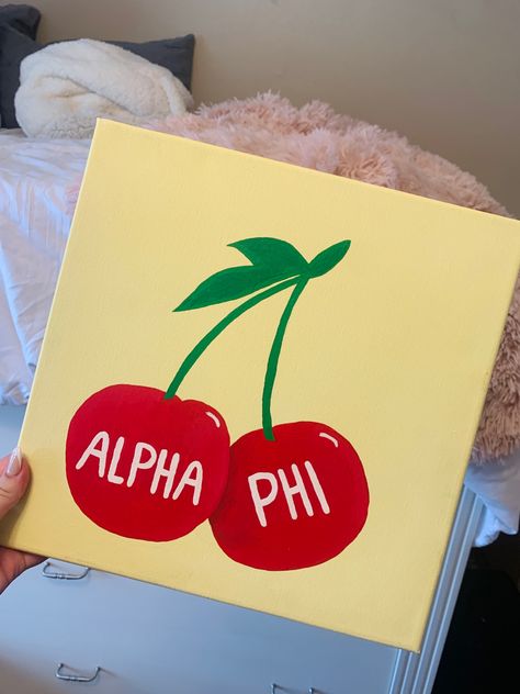 Girly Cricut Ideas, Chi O Painting Canvases, Painting Ideas On Canvas Sorority, Canvas Sorority Ideas, Big Little Paintings Canvases, Sorority Canvas Paintings Simple, Painting Ideas Sorority, Sorority Art Canvases, Sorority Letter Painting