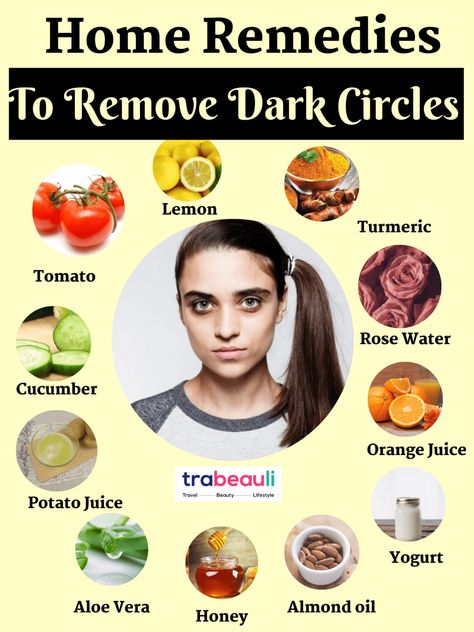 How To Get Rid Of Dark Circles At Home Overnight - Trabeauli Eye Circle Remedies, Dark Circle Remedies, Clear Skin Face, Dark Eye Circles, Overnight Beauty, Remove Dark Circles, Dark Circles Under Eyes, Dark Under Eye, Dark Circle