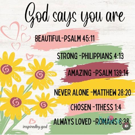 You are fearfully and wonderfully made in the image of God.   Embrace your unique qualities and embrace your worth.  #GodsCreation #UniquelyYou #Worthit #believeinyouboutique #biyboutique #shopsmall #boutiqueclothes    www.biyboutique.com Biblical Affirmations, Psalm 45, Build Self Confidence, Have A Blessed Week, Women Living Well, Image Of God, Blessed Week, Fearfully And Wonderfully Made, Blessed Is She