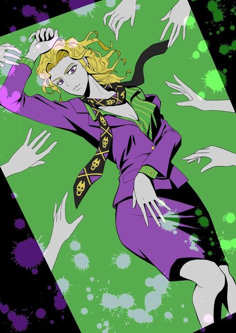 Female Kira + Hands Kira Yoshikage, Yoshikage Kira, Bizarre Pictures, Queen Anime, Rule 63, Jojo Parts, Jojo Anime, Jojo Memes, Nectarine