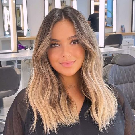 Mid Length Blonde Hair, Long Length Hair, Hair 2022, Medium Length Hair With Layers, Hair Cut Ideas, Ombre Blonde, Blonde Hair Inspiration, Haircuts For Medium Hair, Mid Length Hair