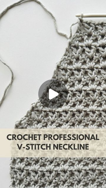 Jeļena Ņemčenko on Instagram: "Professional Crochet V-stitch neckline for your garment 😀

‼️Full Tutorial for Decreasing find under the link in my bio @themailodesign category - Crochet Blog

🧤Find the Support Glove under the link in my bio @themailodesign or send me a direct message, and I will send you the link 🧤

Happy Crocheting, Love You All, 
Lena ♥️" Crochet Blog, V Stitch, Crochet Stitches Tutorial, Cheat Sheet, Love You All, How To Crochet, Crochet Stitches, V Neckline, Send Me