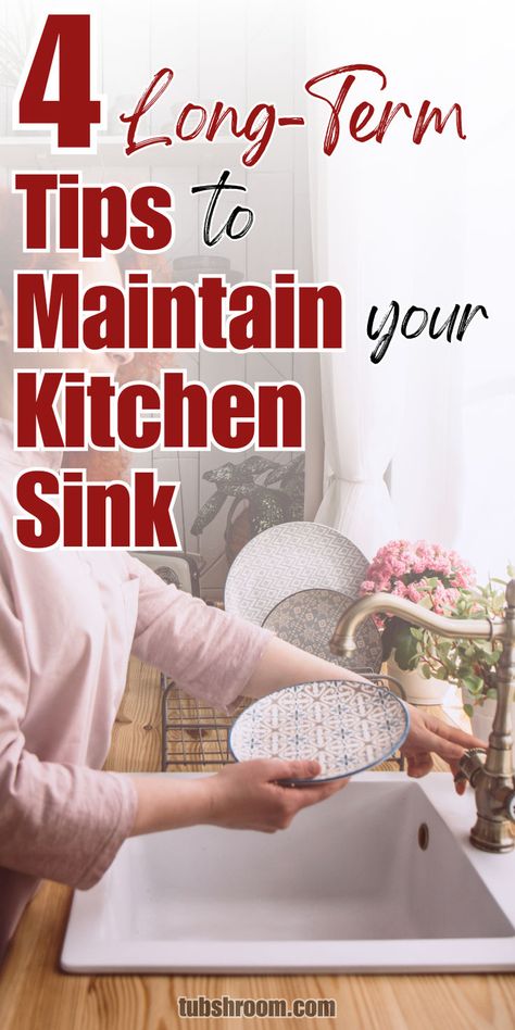 How to Prevent Clogs in Your Kitchen Sink	4 Long-Term Maintenance Tips for Your Kitchen Sink Diy Drain Cleaner, Kitchen Sink Clogged, Clogged Sink Drain, Sink Cleaner, Refrigerator Organization, Drain Cleaner, Kitchen Cleaning Hacks, Sink Drain, Daily Habits