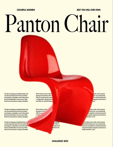 Graphic Design Furniture, Furniture Ads Design, Eclectic Interior Design Vintage, Furniture Magazine, Furniture Graphic, Bauhaus Furniture, Architect Drawing, Panton Chair, Furniture Ads